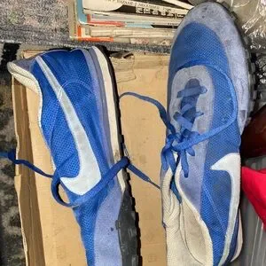 2005 Nike Waffle Racer 2 Blue 303918-441 Sneaker size 13 Brand New Vintage Nike Waffle Racer 2 W Grey Blue... | Depop main image 3